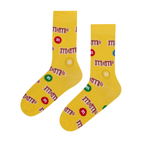 ���쥤���� ���å�����CRAZY SOCKS�˥�� ���롼 ���å��� M&M's ALL OVER OS-CSO-M-38198MNCF