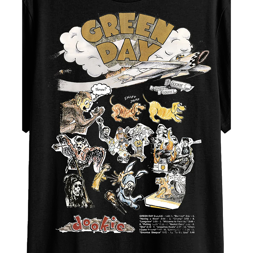 T Green Day Dookie Album Graphic REX-TS-DWL7-C51 ֥å