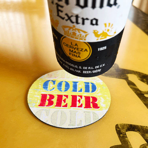 ＜ラバー コースター＞　コールド ビア　2枚セット