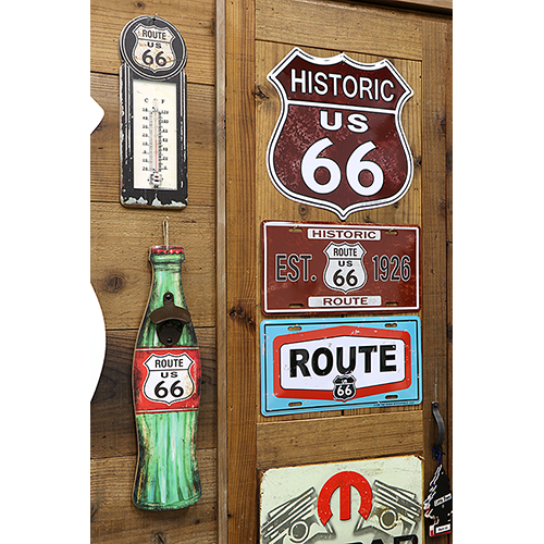 ƥ  RT 66 LICENSE PLATE 66-AD-LP008