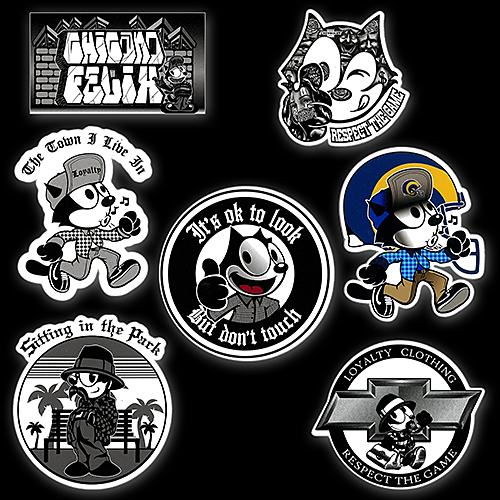 FELIX THE CAT ʥեåå ˥ƥå FXC-STICKER-001