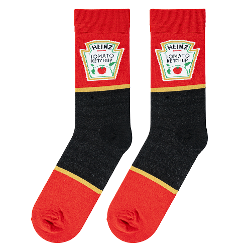 ���쥤���� ���å�����CRAZY SOCKS�˥�� ���롼 ���å��� HEINZ KETCHUP OS-CSO-M-31303MNCF