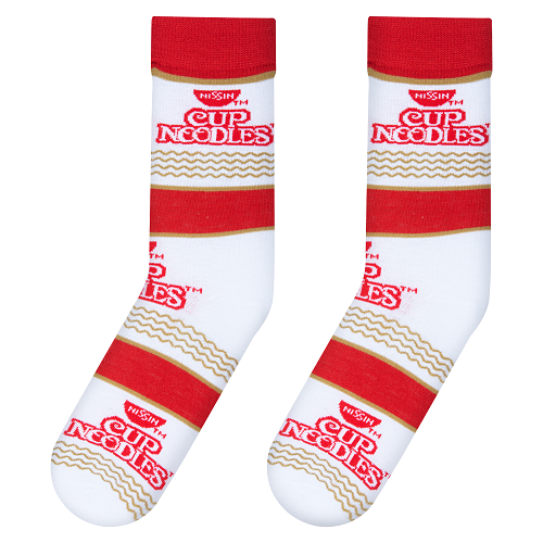 ���쥤���� ���å�����CRAZY SOCKS�˥�� ���롼 ���å��� CUP NOODLES STRIPES OS-CSO-M-36603MNCF