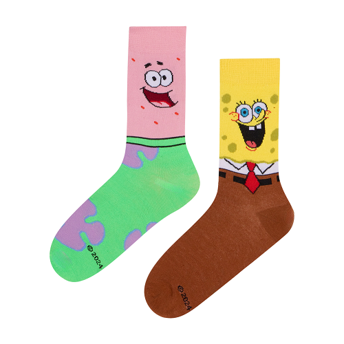 ���쥤���� ���å�����CRAZY SOCKS�˥�� ���롼 ���å��� SPONGEBOB & PATPICK OS-CSO-M-38405MNCF