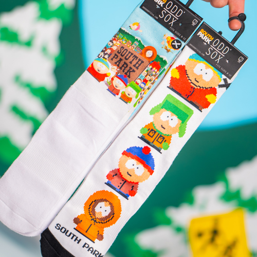 ODD SOX（オッド ソックス）LARGE FEET SOUTH PARK 8 BIT OS-SOC-M-OSSPPARK8