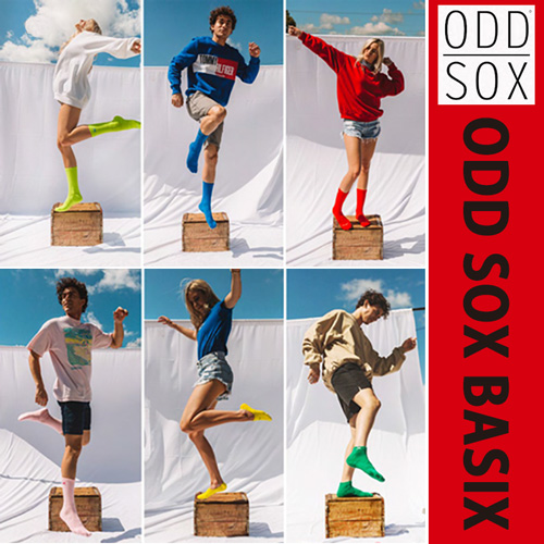 ODD SOX（オッド ソックス）MEDIUM FEET BASIX SKY HEATHER CREW OS-SOC-WM-30805-SHCW