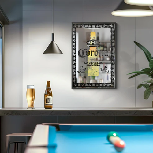 ガレージ・ミラー CORONA PRINTED BAR SIGN CA-GM-527256