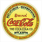 ߥ˥   COKE KEG LABEL CC-DE-MS1070