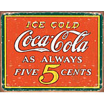 ƥ  COKE ALWAYS FIVE CENTS CC-DE-MS1471