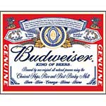 ƥ  BUDWEISER CAN LABEL DE-MS979