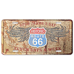 ߥ˥  RT 66 LICENSE PLATE 66-GL-S4L1101