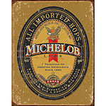 ƥ  MICHELOB LABEL WEATHERED DE-MS1392