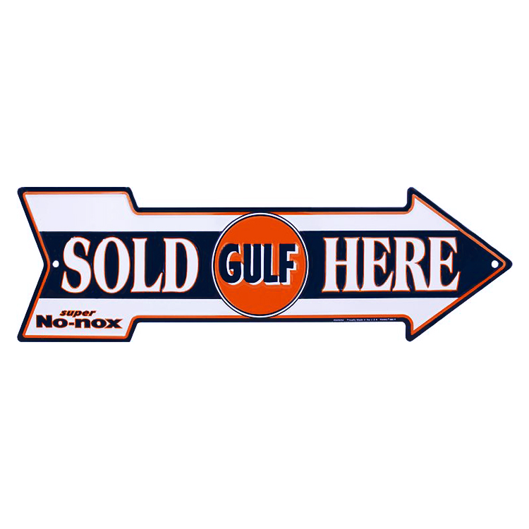 ����ߥ˥��� ������ ARROW SIGN GULF SOLD HERE GL-SAAG