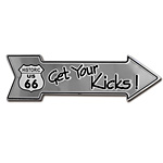 ߥ˥   ARROW SIGN RT 66 GET YOUR KICKS! 66-GL-SAD66K