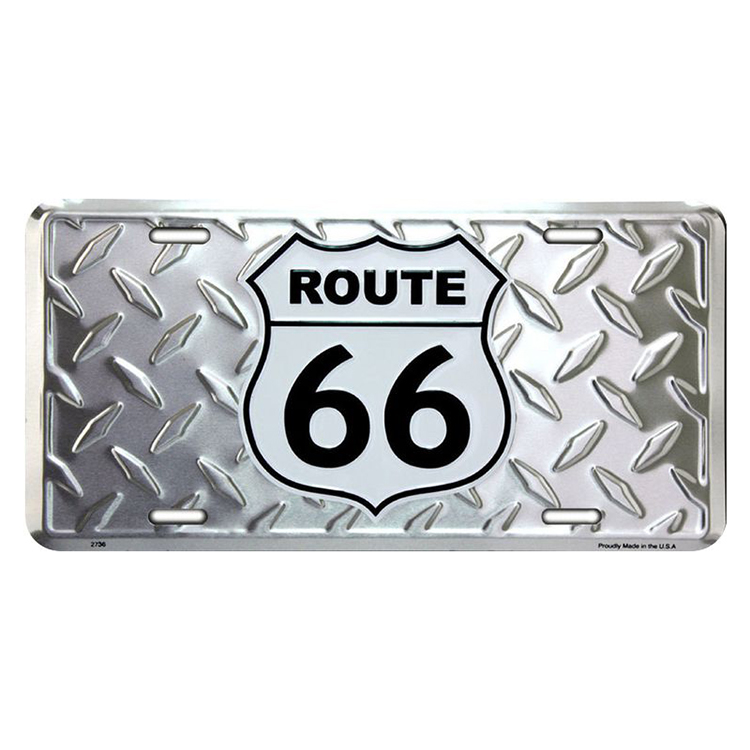 ����ߥ˥��� ������ RT 66 LICENSE PLATE 66-GL-SL2736