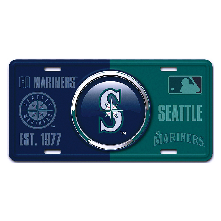 ����ߥ˥��� ������ LICENSE PLATE SEATTLE MARINERS BULLSEYE GL-SLMLB26