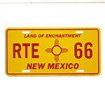 ߥ˥  RT 66 LICENSE PLATENEW MEXICO66-GL-SLR6NM