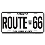 ߥ˥  RT 66 LICENSE PLATEARIZONA66-GL-SLR663