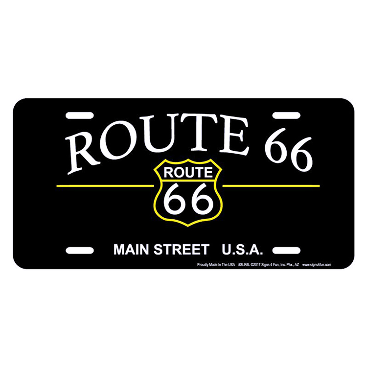 ����ߥ˥��� ������ RT 66 LICENSE PLATE 66-GL-SLR6L