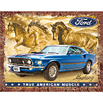 ƥ  Mustang Flag "True American Muscle" DE-MS2470