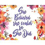 ƥ  She Believed-So She Did DE-MS2312