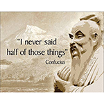 ƥ  Confucius Didn't Say DE-MS2231