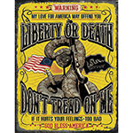 ƥ  Don't Tread On Me Warning DE-MS2234