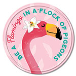 ߥ˥  Be a Flamingo Round DE-MS2658