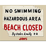 ƥ  Jaws No Swimming DE-MS2727