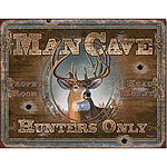 ƥ  MAN CAVE HUNTERS ONLY DE-MS1935