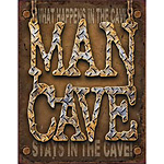 ƥ  MAN CAVE DIAMOND PLATE DE-MS1701