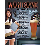 ƥ  MAN CAVE RULE DE-MS1713