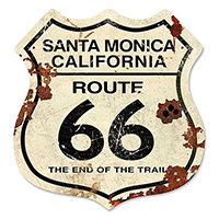 ƥ  Santa Monica Route 66 66-PT-RD-031