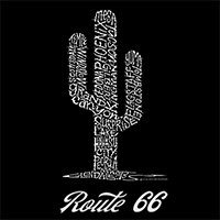 RT 66 T Arizona Cactus 66-LA-TS-CACT-BK