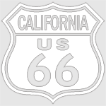 RT 66 åȥ ƥå CALIFORNIA 66-COST-M08-WH ۥ磻