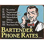 ƥ  BARTENDER'S PHONE RATES DE-MS2145
