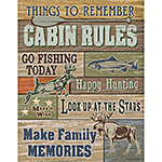 ƥ  Cabin Rules DE-MS2653