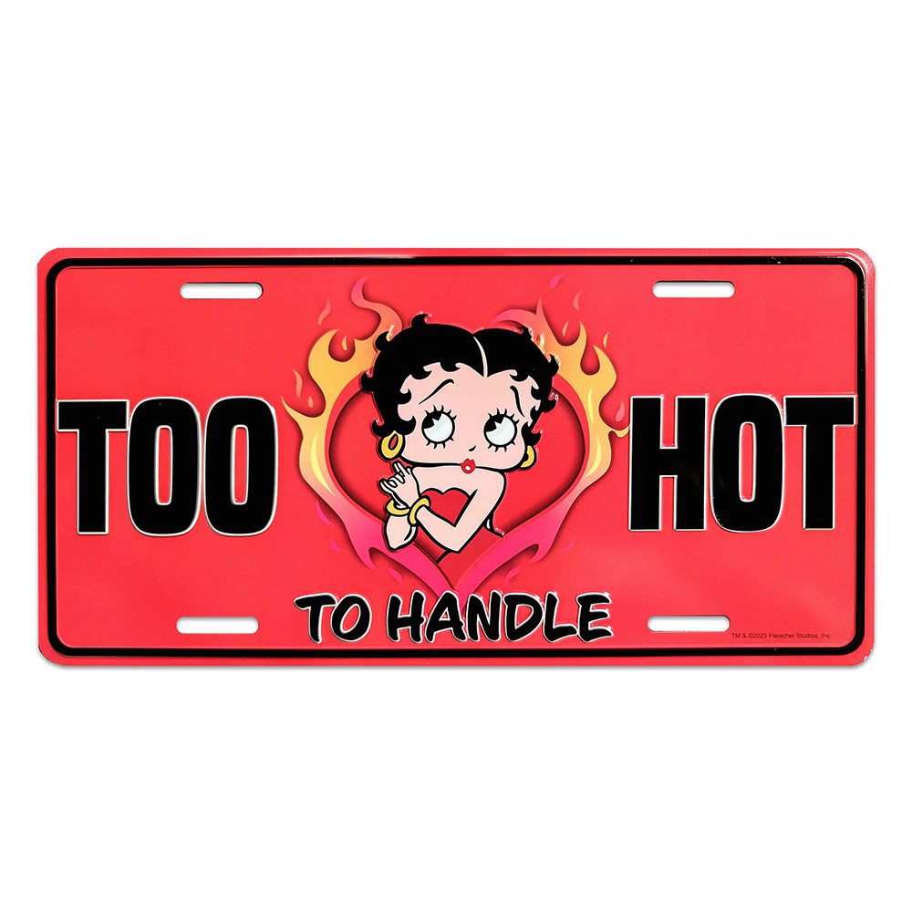 Betty Boop ����ߥ˥��� ������ LICENSE PLATE Too Hot to Handle BB-MSP-LP-BB7232