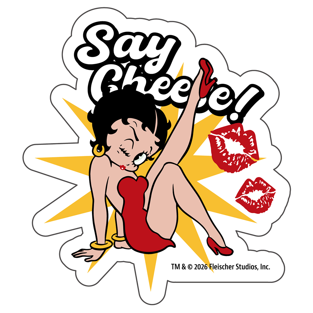 Betty Boop ���ƥå��� Say Cheese! BB-ST002E[2pc]