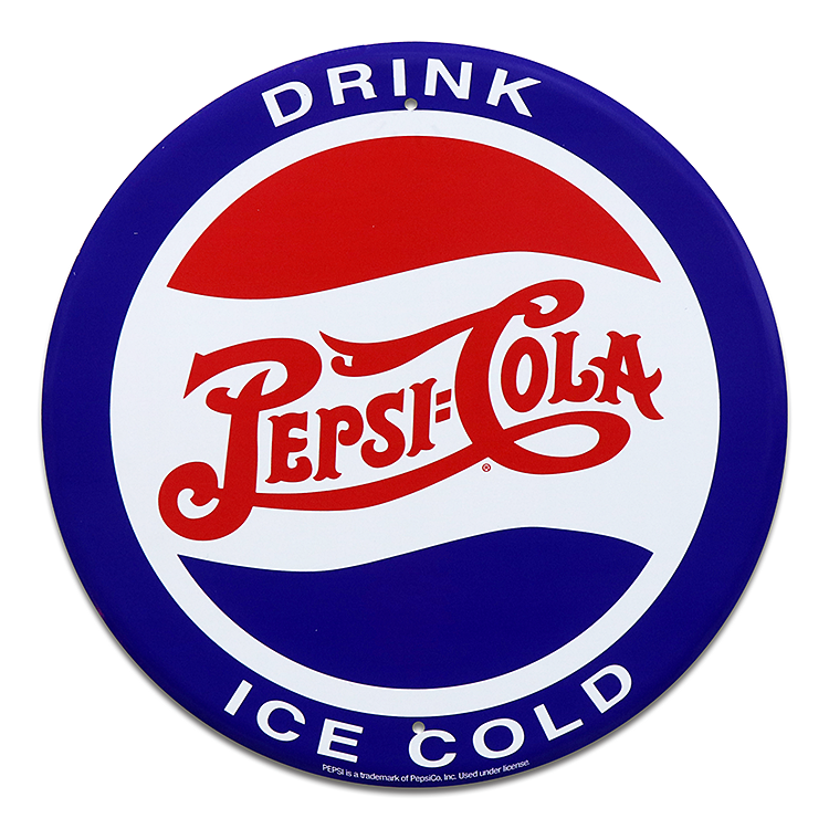 �ƥ��� ������ PEPSI-DRINK ICE COLD ROUND GL-SRPB