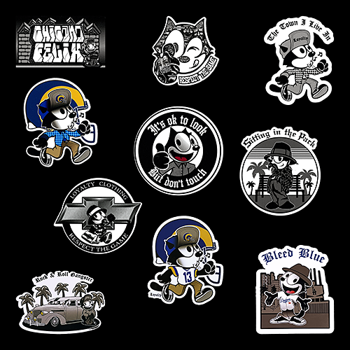 FELIX THE CAT ʥեåå ˥ƥå FXC-STICKER-001