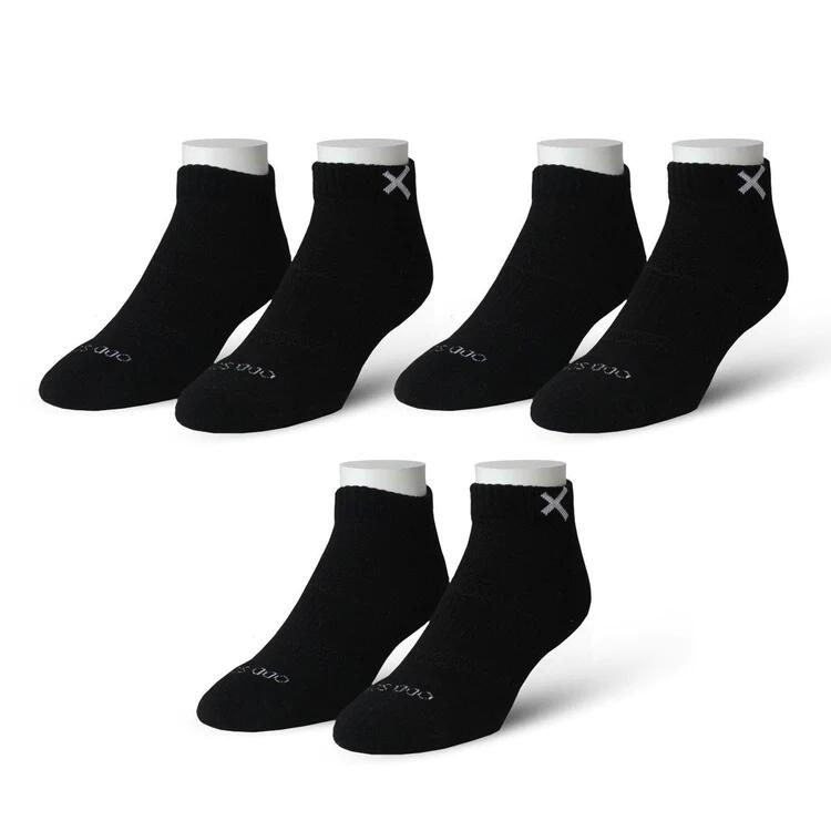 ODD SOXʥå åLARGE FEET BASIX 3 PACK3­ åȡANKLE BLACK OS-SOC-BSXANBLK3