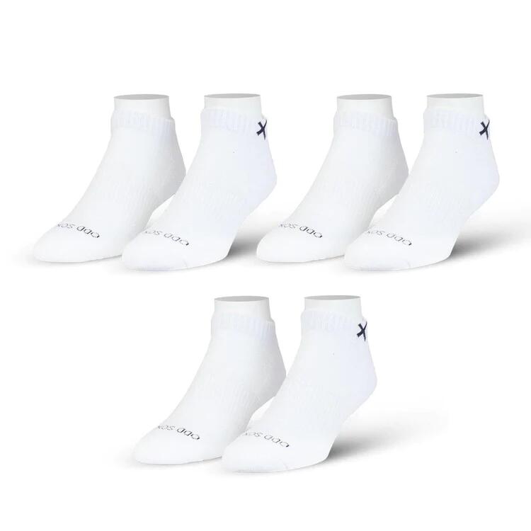 ODD SOXʥå åLARGE FEET BASIX 3 PACK3­ åȡANKLE WHITE OS-SOC-BSXANWHT3