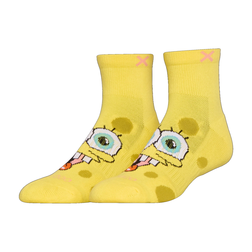ODD SOX�ʥ��å� ���å�����LARGE FEET BASIX QUARTER SPONGEBOB OS-SOC-M-42200BSXOL