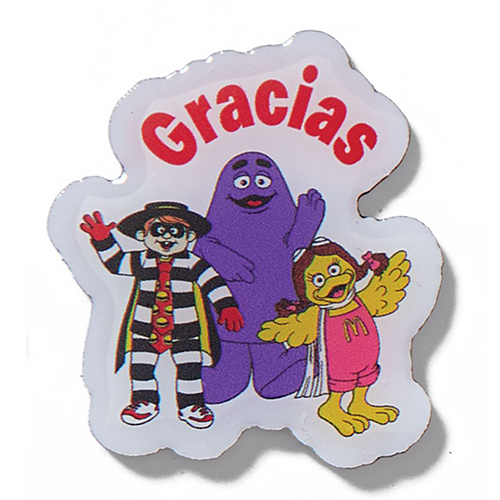 McDonald's ԥХå Gracias Character SM-PIN-7251410
