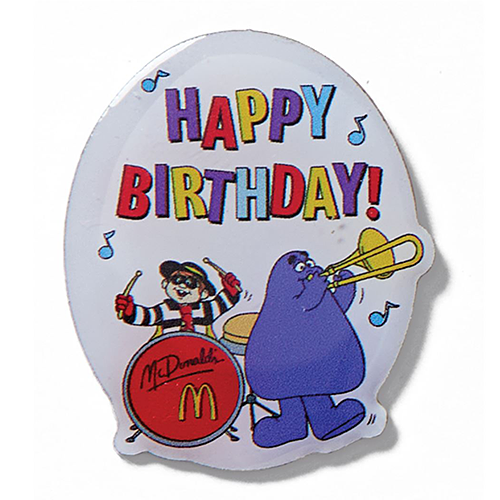 McDonald's ԥХå Birthday Character SM-PIN-7251415