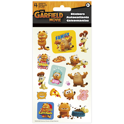 USA ����饯���� 4������ ���ƥå��� �����ե������ The Garfield Movie ST2792