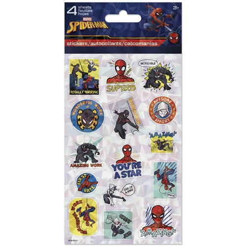 USA ����饯���� 4������ ���ƥå��� �ޡ��٥� ���ѥ������ޥ� Marvel Spider - Man Educational ST3362