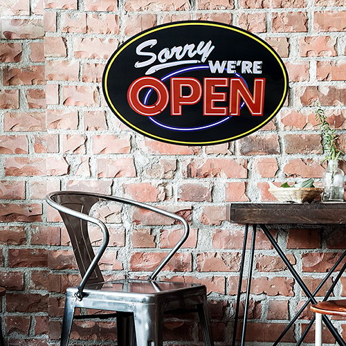 顼  SORRY WE'RE OPEN CA-LS-473509